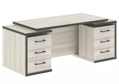 Стол SkyLand TORR TDT 197.A 2-х тумбовый Сосна Эдмонт 1900х750х750