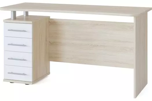 Стол Сокол КСТ-105 дуб сонома и белый