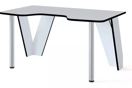 Стол Сокол КСТ-116 белый и черный