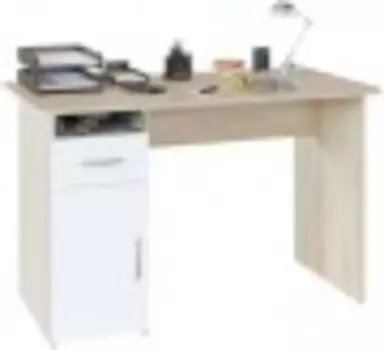 Стол Сокол СПм03.1Дсб сонома и белый