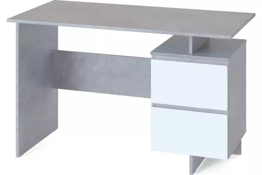 Стол Сокол СПм-19 бетон и белый