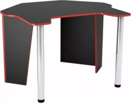 Стол Витал-ПК Билд 1200 черный и красный (3 коробки)