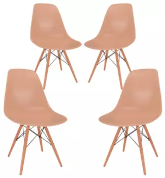 Стул Loftyhome Acacia Cappuccino VC1001W-C-4 (4шт)