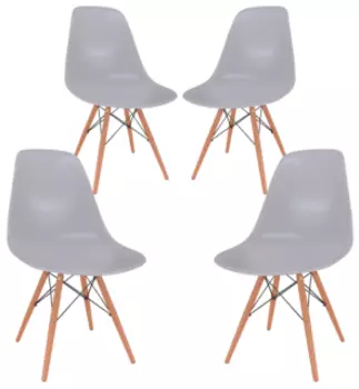 Стул Loftyhome Acacia Light Grey VC1001W-LG-4 (4шт)