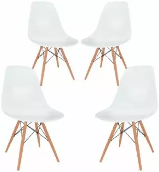 Стул Loftyhome Acacia White VC1001W-W-4 (4шт)