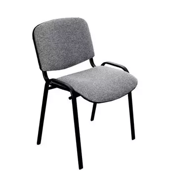 Стул офисный OLSS ИЗО В-3 серый, ткань