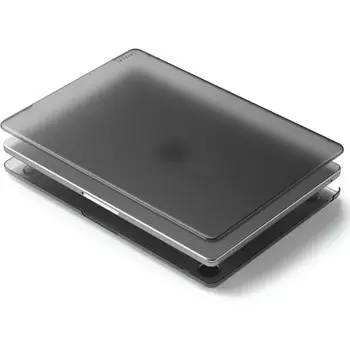 Сумка для ноутбука Satechi Eco-Hardshell Case For Macbook Air M2 темный-прозрачный (ST-MBAM2DR)
