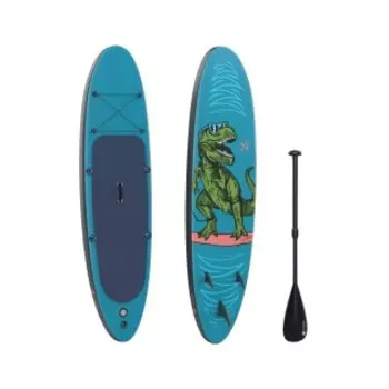 SUP-доска Hiper Динозавр зеленый/серый (SUP-003)