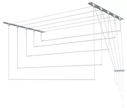 Сушилка для белья Лиана Люкс 2,1м 5 стержней