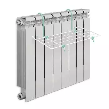 Сушилка для белья Nika СБ5-45П/Б белый (на радиатор)