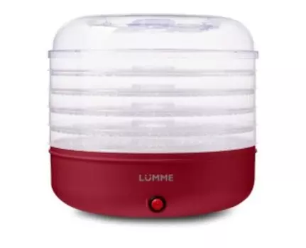 Сушилка для продуктов Lumme LFD-105 3B PP бордовый гранат