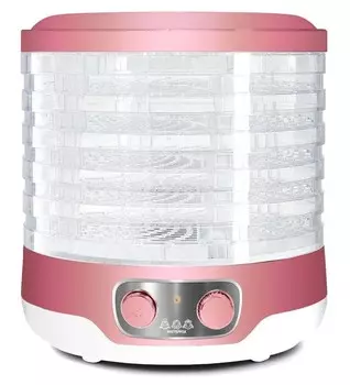 Сушилка для продуктов Мастерица EFD-3061 розовый перламутр (6 поддонов + 1 поддон для пастилы)