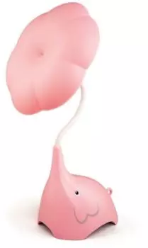 Светильник Lucia Слоненок с цветком розовый (104)