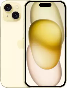 Телефон Apple iPhone 15 128GB yellow (MV9L3CH/A)