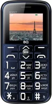 Телефон BQ 1851 RESPECT BLUE