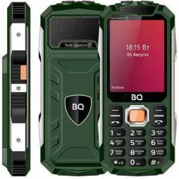 Телефон BQ 2817 TANK QUATTRO POWER зеленый