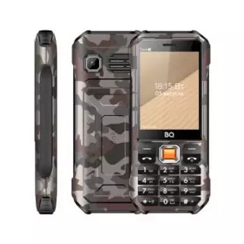 Телефон BQ 2824 Tank T CAMOUFLAGE GREY