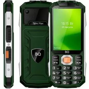 Телефон BQ 3586 TANK MAX зеленый