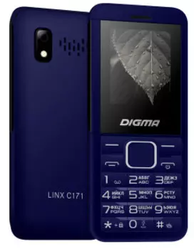 Телефон Digma C171 Linx 32Mb темно-синий