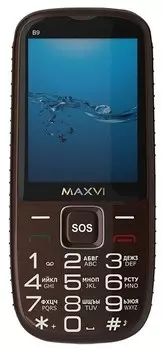 Телефон Maxvi B9 brown