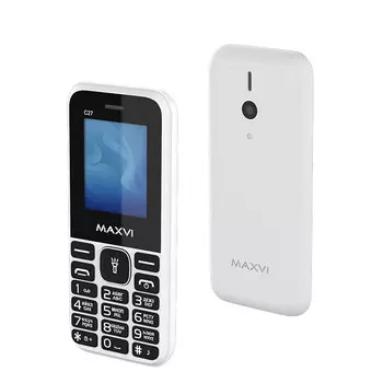 Телефон Maxvi C27 White