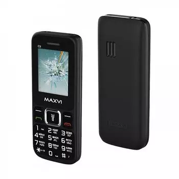 Телефон Maxvi C3I BLACK