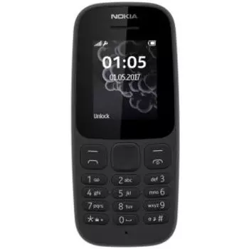 Телефон Nokia 105 DS Black (TA-1174)