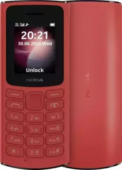 Телефон Nokia 105 DS красный (TA-1557)