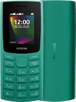 Телефон Nokia 106 DS зеленый (TA-1564)