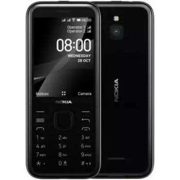 Телефон Nokia 8000 DS 4G black (TA-1303)