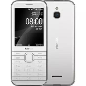 Телефон Nokia 8000 DS 4G White (TA-1303)