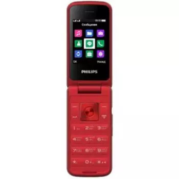 Телефон Philips E255 Xenium красный