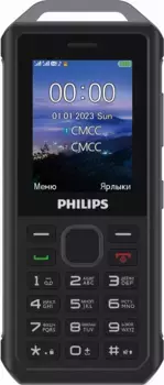 Телефон Philips Xenium E2317 темно-серый