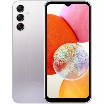 Телефон Samsung Galaxy A14 4/64Gb Silver (SM-A145FZSDMEA)