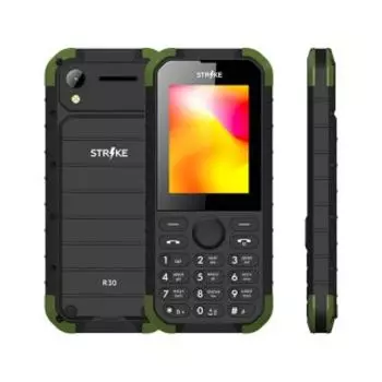 Телефон Strike R30 Black+Green