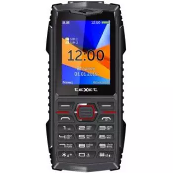 Телефон TeXet TM-519R черный-красный