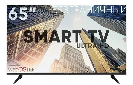 Телевизор SoundMAX SM-LED65M04SU черный