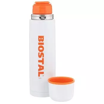 Термос Biostal NB 1000C белый (1л)