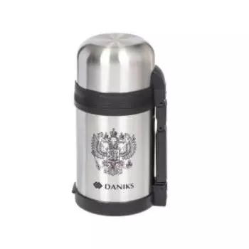 Термос Daniks SL-100GX серебристый