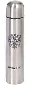 Термос Daniks SL-120Z серебристый