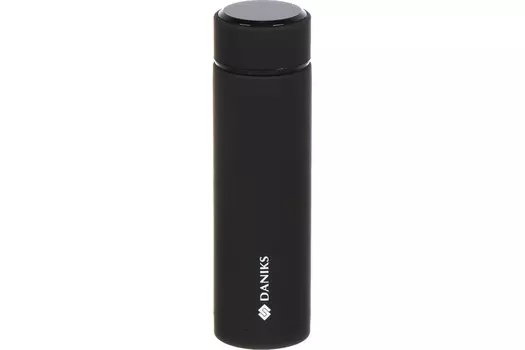 Термос Daniks SL-155H-black soft (435633)