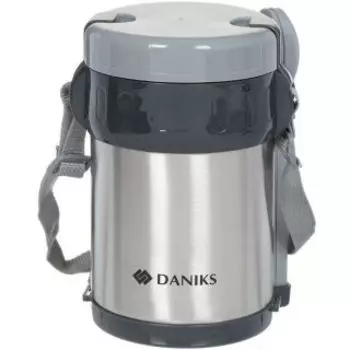 Термос Daniks SL-200MY серебристый