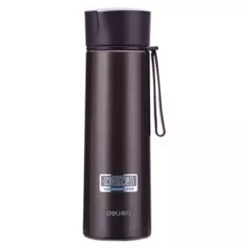 Термос Deli 6125 коричневый 0.45л