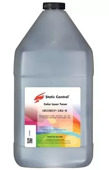 Тонер Static Control OKIUNIV3-1KG-K черный 1000гр.