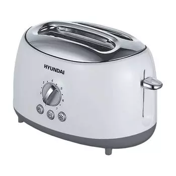 Тостер Hyundai HYT-8003 белый/серый