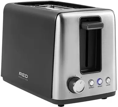 Тостер Red Solution RT-44 темно-серый/серебристый