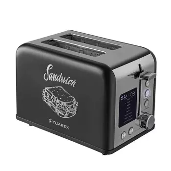 Тостер Tuarex TK-6003 черный/стальной