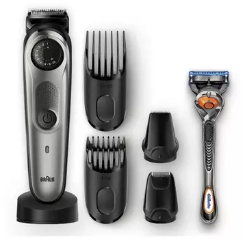 Триммер Braun BT7940TS черный/серебристый