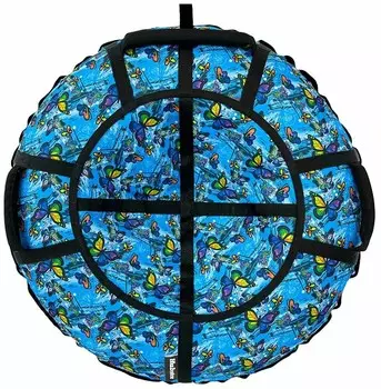 Тюбинг Hubster Люкс Pro S Махаон голубой 100см