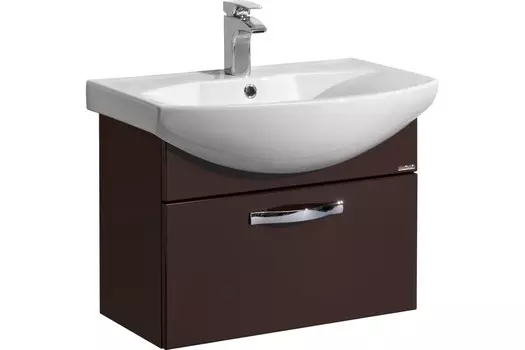 Тумба Акватон Ария 65 Темно-коричневая (1A134001AA430)